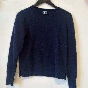 Jcrew cashmere sweater navy size large